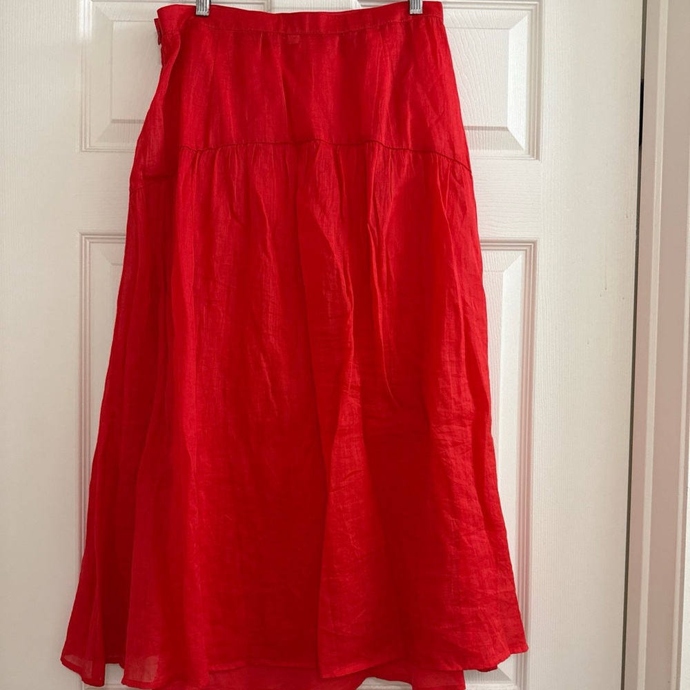 Maryam nassir zadeh j crew ramie Midi Skirt - Picture 3 of 5
